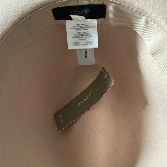 J Crew 100% wool hat light pink NWT - Picture 4 of 4
